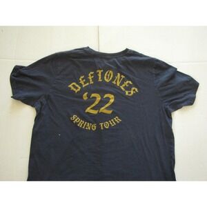 Deftones Goon Squad Spring Tour 22 Shirt Mens XL Blue Band Graphic Music Tee
